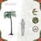 8ft. Pre-Lit Palm Tree, Green & Warm White LED Lights